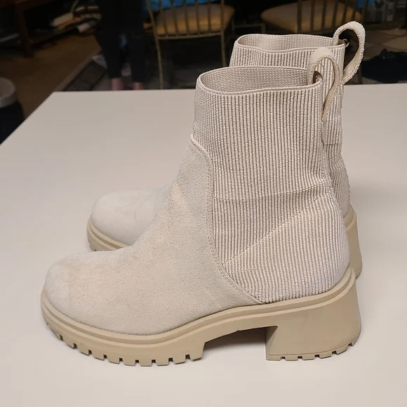 Steve Madden Holley Chunky block heel Chelsea ankle boots size 10 - Picture 1 of 11